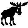 graphic of a moose